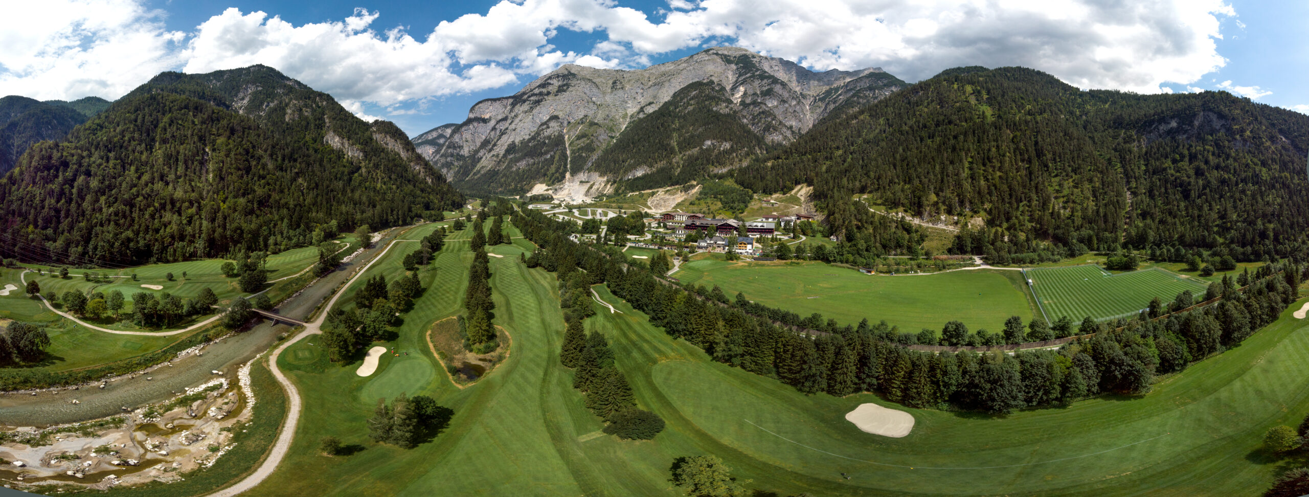 Golfplatz Panorama Gut Brandlhof