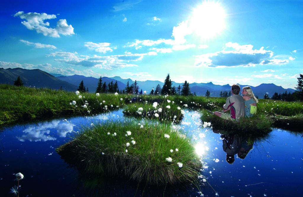 Sommerurlaub in den Bergen