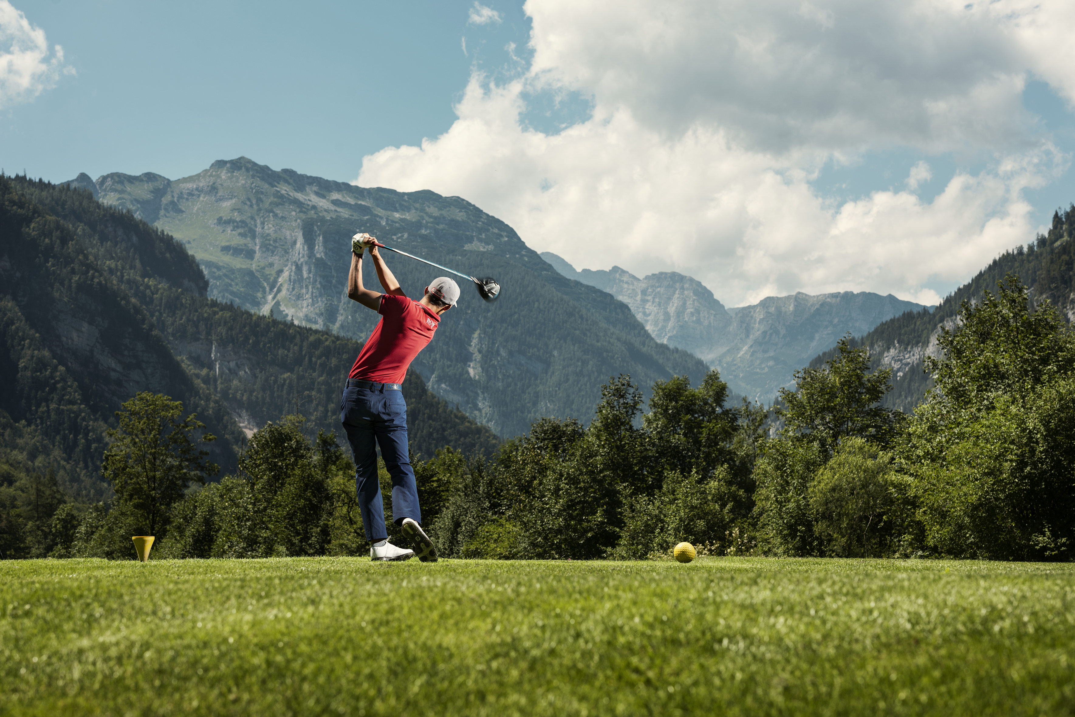 Golfen in den Bergen