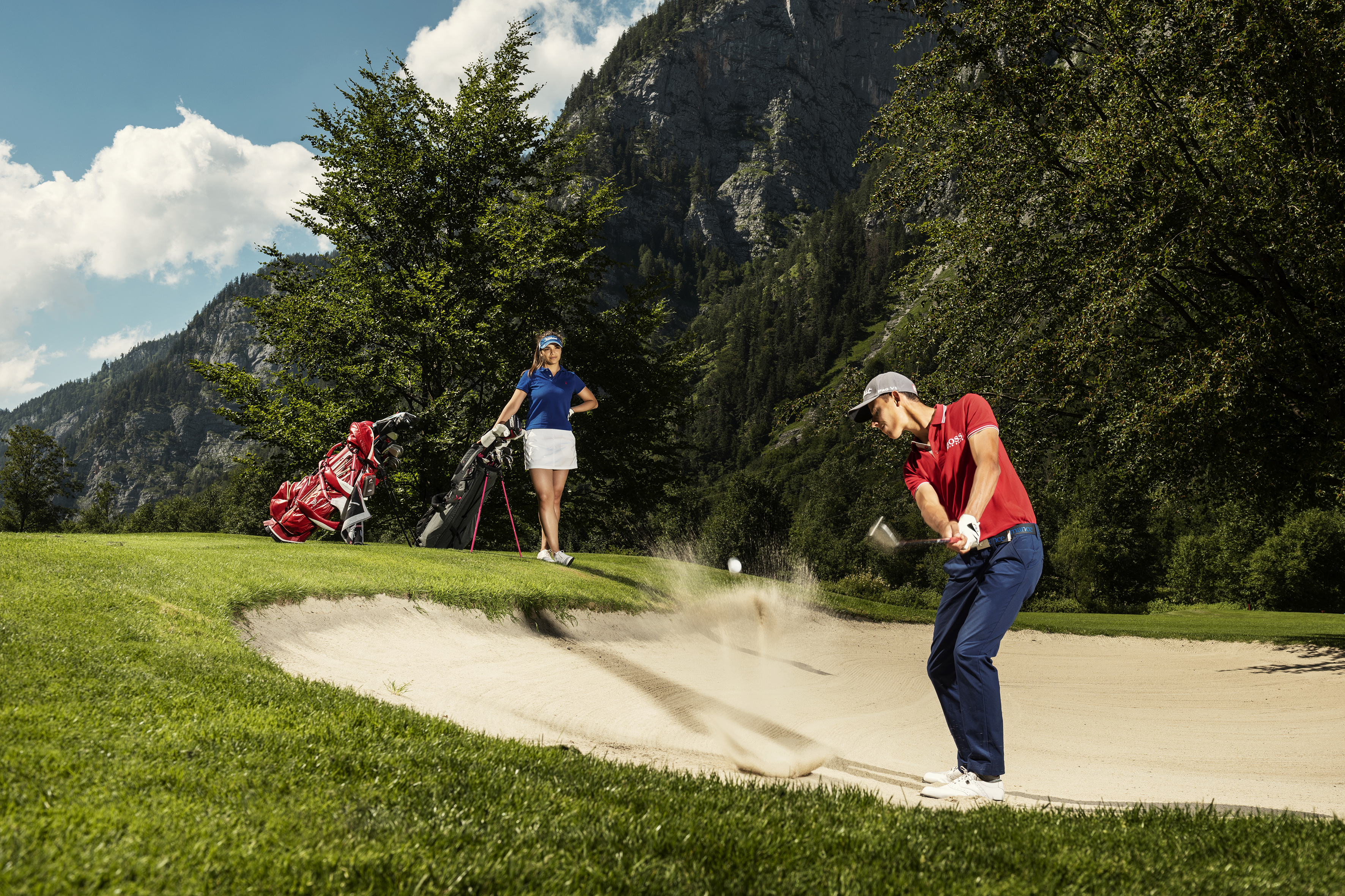 Golfen in den Bergen