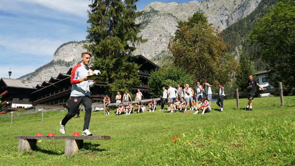 Fußball-Trainingslager